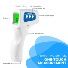 Load image into Gallery viewer, BERRCOM Non-Contact Digital Forehead Thermometer
