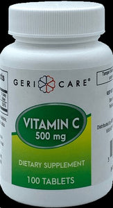 Vitamin C 500 mg Tablet 100 Tablets