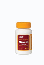 Load image into Gallery viewer, Niacin 500/750 mg Adult Tablets Timed Release (100 Tablets)
