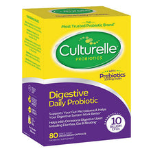 Load image into Gallery viewer, Culturelle Digestive Health Probiotics 80 Once Daily Vegetarian (80 Capsules)
