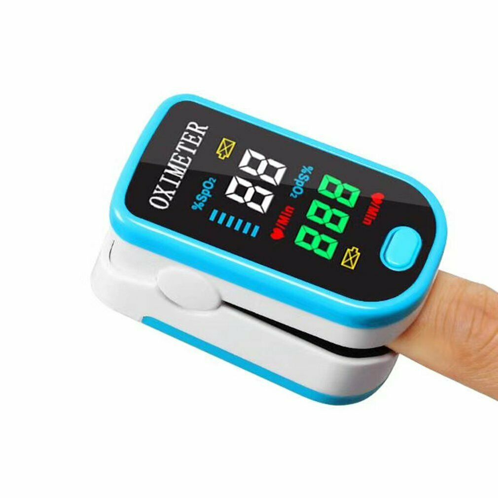 Finger Pulse Oximeter Blood Oxygen Heart Rate SpO2 Monitor