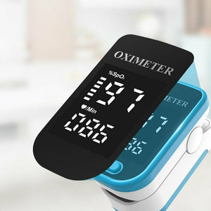 Finger Pulse Oximeter Blood Oxygen Heart Rate SpO2 Monitor