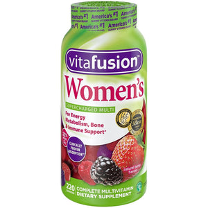 VitaFusion Women's Gummy Vitamins Energy Metabolism & Bone Support* 220 gummies